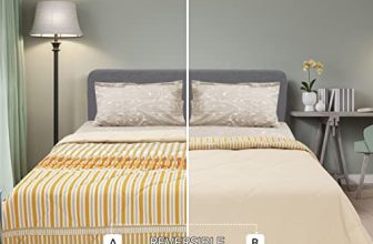 Sleepx 100% Soft Mercerised Cotton Reversible Microfiber Comforter – Diamond Quilting- Single 88″X60″ – Birch