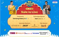 Flipkart Big Shopping Utsav Sale (15-17th Oct)Extra 10% Discount Using Axis, BOB, RBL,Yes Bank Credit & Debit Cards.