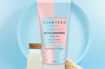 Glamveda Korean Rice & Ceramide Glass Skin Peel Off Mask For Instant Brightening Skin | Reduce Signs Of Ageing | Brightens & Even Tones Complexion | All Skin Type | 60Gm