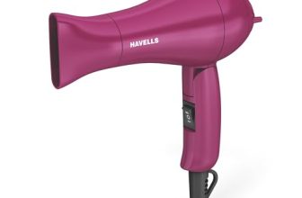 Havells 1000 Watt Foldable Hair Dryer; 2 Heat Settings (Hot/Warm), Heat Balance Technology | Purple | Your Perfect Blow Dry Companion For Effortless Hair Styling | Hd1810