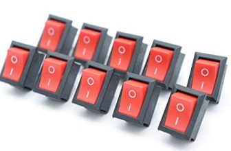 Electronic Spices 10 Pcs Mini 2 Pin Spst On/Off High Performance Switch For Electronic Circuit Pcb, For Electronic Project Or Experiment