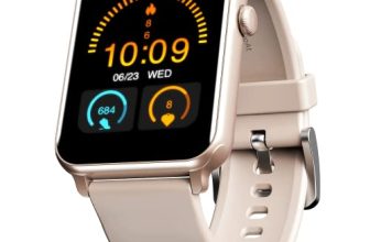 Boat Wave Call Smart Watch, Smart Talk W/Advanced Bluetooth Calling Chip, 1.69″ (4.2 Cm) Hd Display W/ 550 Nits & 70% Color Gamut, 150+ Watch Faces,Multi-Sport Modes,Hr,Spo2,Ip68(Cherry Blossom)