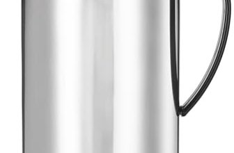 Amazon Brand – Solimo Stainless Steel Polo Flask | Thermos Hot Cold Flask | Beverage Dispenser | 100% Food Grade | Easy To Clean | For Office, School, Travelling (950Ml)