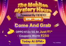 Upcoming at 8 PM : Oppo K12x 5G at Just ₹1 Banner Link : No T&C disclosed. So Check from 8PM to 10 PM