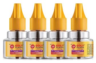 Good Knight Flash Liquid Vapourizer | Mosquito Repellent Refill | Lavender Fragrance | Pack Of 4 (45Ml Each)