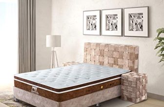 Peps Grand Palais Ultra 8-Inch Queen Size Spring Mattress (Brown, 72X60X08)