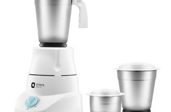 Orient Electric 500W Mixer Grinder | Kitchen Kraft 500 Mgkk50B3 With 3 Ss Jars | Longer Life Balanced Coil Motor | Abs Body | Uniform Grinding | 5 Years Motor Warranty