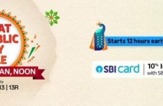 Upcoming : Amazon Great Republic Day Sale From 13th Jan At 12 Noon❣️🤩Bank Offer : 10% Instant Discounts Using SBI CC✔️Join Prime: ✔️Prime Youth Offer : Many Big Loots Expected, Stay Active & Pin Our Both Channel On Top, So That You Won’t Miss Any Loot.