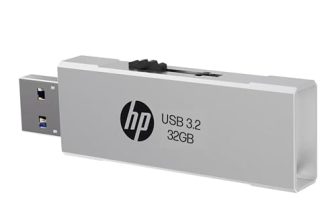 Hp 818W 32Gb Usb 3.2 Flash Drive Silver Metal