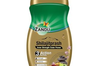 Zandu Shilajitprash 450G | Shilajit + Chyawanprash Herbs| 3 Action Formula To Boost Immunity, Strength And Stamina| A Powerhouse Of 47 Potent Ayurvedic Herbs Like Shilajit, Gold,Kesar, Ashwagandha