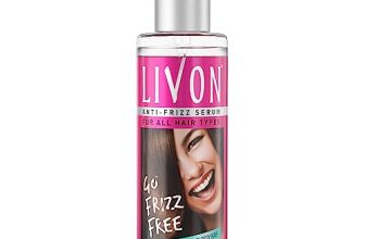 Livon Hair Serum, For Dry & Frizzy Hair | Provides Shine, Smoothness & Damage Protection| Leave In Serum For Women & Men| With Vitamin E & Argan Oil | 200Ml