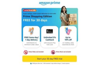 FREE LOOT : Get Free 1 Month Amazon Prime Membership ❤️‍🔥Link : Pay ₹2 Using UPI Or Select Bank Cards (You Can Cancel Anytime) 😎