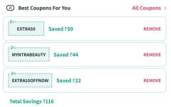 Myntra Loot : Flat ₹50 Off On Min ₹100 Order.USE CODE : EXTRA50(Apply All Coupon)