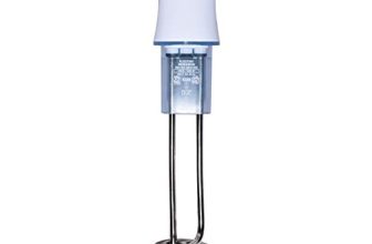 Havells Plastic Hb10 1000 Watts Immersion Heater|Isi Mark Heavy Duty 3 Pin Moulded Plug,Touch Protection Cover|Waterproof,Heating Indicator,Nickel Plating,Warranty: 2 Year Comprehensive|(White Blue)