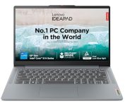 Lenovo Ideapad Slim 3, Intel Core I5-12450H 12Th Gen, 16Gb Ram, 512Gb Ssd, Fhd 250Nits, 14″/35.5Cm, Windows 11, Msoffice 21, Grey, 1.37Kg, 83Eq005Vin,1Yr Warranty,Alexa Built-In,3 Mon. Gamepass Laptop