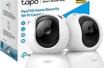 Tapo Tp-Link C210P2 360° 3Mp 2K 2304 Full Hd 1296P Video Pan/Tilt Smart Wi-Fi Security Camera | Alexa Enabled | 2-Way Audio| Night Vision| Motion Detection | Indoor Cctv | Pack Of 2,White