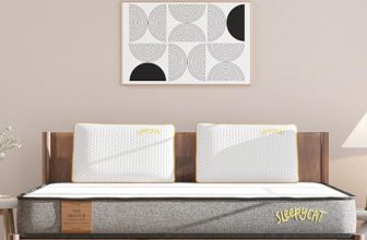 Sleepycat Switch Dual Ortho Mattress | Premium Quilted Fabric With Pain Relief Technology | Reversible Medium Soft & Firm Side | Airy & Breathable With Aeroflow Foam | King Size (78X72X6 Inch)