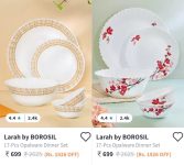 Myntra: Larah by Borosil | 17-Piece Printed Dinner Set @ 699