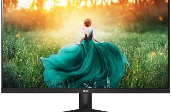 Lg 27 Inch (68Cm) Full Hd Monitor With Ips Panel (1920 X 1080 Pixels), 1Ms, 75Hz, Amd Freesync With Gaming Mode, 3-Side Borderless Design, Vga, Hdmi, Display Port, Tilt Stand, 27Mp60G – Black