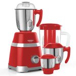 Maharaja Whiteline Ultramax Elite(RED) Mixer Grinder,800W,4 Jars, 5 Year Motor Warranty