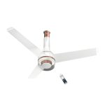 Havells 1200mm Crista Underlight BLDC Ceiling Fan | Remote Controlled, Smart Fan, IoT Enabled, Alexa & Google Home Compatible | Upto 60% Energy Saving, 2 Year Warranty | (Pearl White LT Copper)