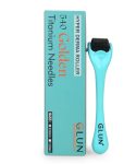 GLUN® Full Body Acupressure Derma Roller, 540 Micro Needles Cosmetic Device for Face Beauty for Hair, Facial, Skin Face Massager, 0.50mm Pack of 1