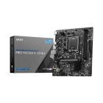 MSI PRO H610M-S DDR4 Motherboard, Micro-ATX – Support 14th/13th/12th Gen Intel Core Processors, LGA 1700, 1x PCIe 4.0 x16 Slot, 1 x M.2 Gen3, USB 3.2 Gen1, 1G LAN, HDMI 1.4 & VGA