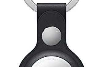Apple AirTag Leather Key Ring – Midnight