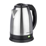 Bajaj KTX 1.8 Litre DLX Electric Kettle | 1350 Watts Kettle with Stainless Steel Body | Cordless Operation | Auto Shut-off Mechanism | 2-Yr Warranty 【Black】