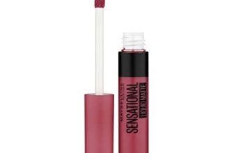 Maybelline New York Sensational Liquid Matte Lipstick, Non-sticky, Non-drying Lipstick, Hassle-Free & Precise Application, Long-lasting Liquid Matte Lipstick – 23 Untamed Rose|7ml
