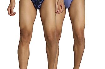 Puma Men’s Cotton Classic Regular Solid Briefs (Pack of 2) (67648001_Peacoat-Marlin_L)