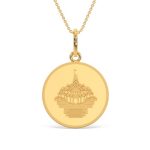 KALYAN JEWELLERS 24K (999) Purity Ayodhya Gold Coin Pendant 4 Gms