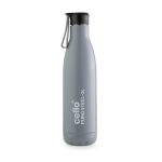 Cello Puro Steel-X Neo 900 Inner Steel Insulated Water Bottle 720ml, Grey | ISI Certified | PU Insulated | BPA Free, Leakproof | Insulated Cold Water Bottle for Office, School, Cycling, Gym & Travel