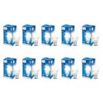 Philips 9-Watts B22 LED Cool Day White LED Bulb, Pack of 10, (Ace Saver)