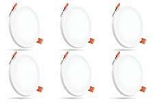 Crompton Star Lord 3IN1 | Recessed Downlighter | 5W | Round | 3IN1 Mood Lighting | Multi-colour | Pack of 6 | False Ceiling mounted | BIS Safe Wire
