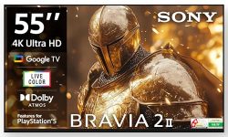 Sony 139 cm (55 inches) BRAVIA 2M2 Series 4K Ultra HD Smart LED Google TV K-55S25BM2
