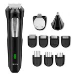 Lifelong Grooming Kit for Men, 13-in-1 Trimmer All in One | 1 Year Warranty | 90Mins Runtime, Rechargeable, Hair Trimmer for Men, Nose, Ear, Beard & Body Trimmer, Waterproof, 7 Length Settings,Black