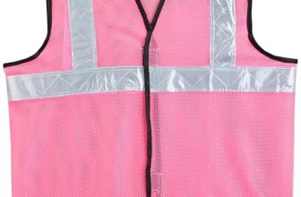 Safety Jacket Reflective High Visibility use For Airport, Construction, Emergency, Landscaping, Paving,Traffic, Sanitation, Security Guard, Engineering jacket,60GSM Mesh, AK-605 (PACK OF 25)