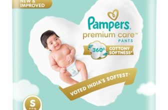 Pampers Premium Care Diaper | Pant Style Baby Diapers Small Size, 140 Count | 360 Cotton Softness Diaper |Anti Rash Diaper with Aloe Vera and 100% Leak Proof Protection | (70 Count, Pack of 2)