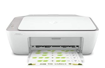 HP DeskJet Ink Advantage 2338 All-in-One Printer, Print, Copy, Scan, Hi-Speed USB 2.0, Up to 7.5/5.5 ppm (Black/Color), 60-Sheet Input Tray, 25-Sheet Output Tray, 1000-page Duty Cycle, Color, 7WQ06B