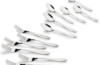 BERGNER Essential Plus Passion 6 Dinner Spoon and 6 Dinner Fork, 12 Pcs Stainless Steel Cutlery Set(Pack of 12)