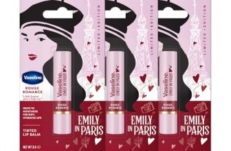 Vaseline Rouge Romance Emily in Paris Limited Edition Red Tinted Lip Balm Stick 3g (Pack of 3)