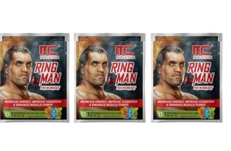 Muscle Club Ring Man Pre-Workout Pack Of 3 | AMP Powered | By The Great Khali | High Stim Preworkout with 2000mg Beta-Alanine & 200mg Caffeine | Energy & Focus Booster
