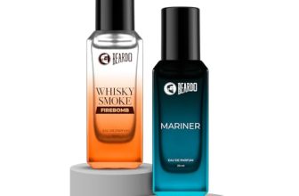 Beardo AquaFlame Perfume Set- Mariner & Whisky Smoke Firebomb Perfume for Men (20ml x 2) | Long Lasting Fragrance | Long Lasting Perfume for Men | Gift for Men | Gift for Friend