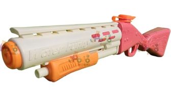 Popo Toys Holi Push Rapid Action Super Power Viper Gun | Large | Baby Pink |