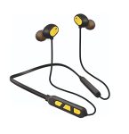Hitage NBT-7676 Platinum Series 12 Hours Music Playtime 16 Hours Talktime Portable Sports Running Sweatproof Neckband Headset