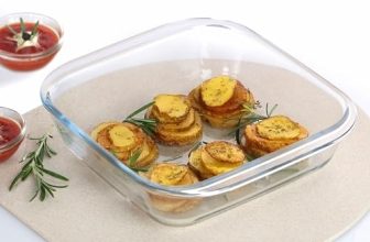 CELLO Laura Square Baking Dish | Oven Safe | Pack of 1 | 1100ml | Clear