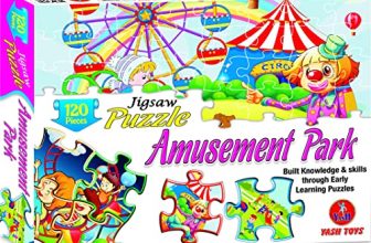Educational Planet Galaxy Jigsaw Puzzle for Kids, Includes 120 Pieces of Fun Puzzle (AMUSMENT Park)