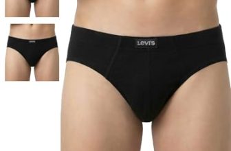 Levi’s Men’s Cotton BRIEF (Pack of 3) (PR82846_Black, Black, Black_X-Large_Black,Black,Black_XL)