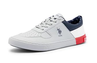 U.S. Polo Assn. Mens Clanal Grey Sneaker – 7 UK (2FD22562G07)
